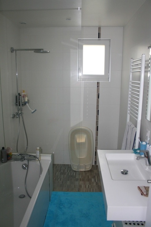 The bathroom on the ground floor