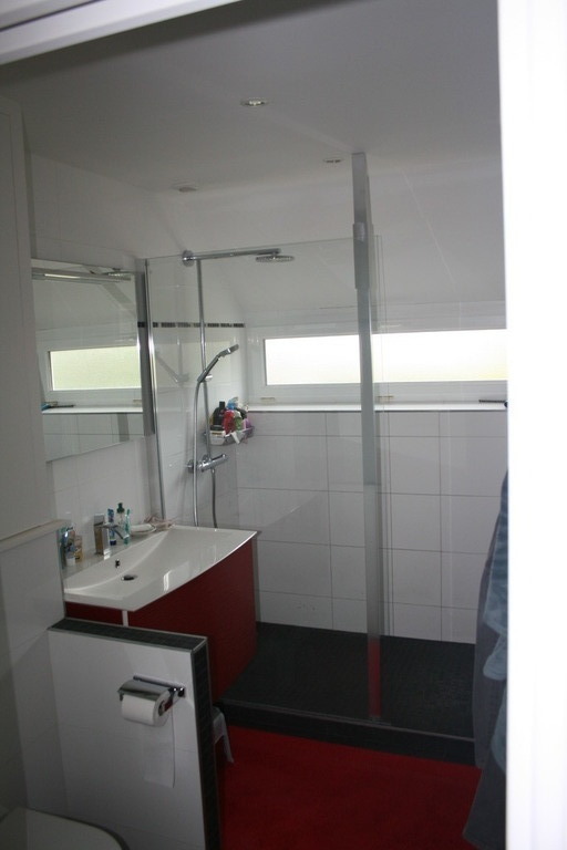 Shower room  with toilets on the first floor