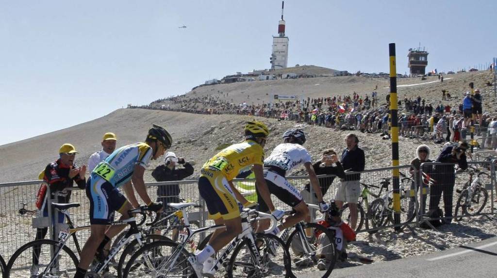Le tour de France au Mont-Ventoux
