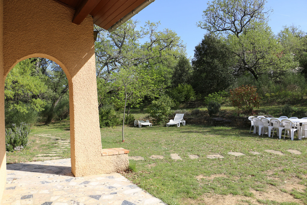 Garden at the back of the house