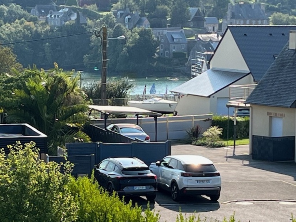 Vue mer depuis notre salle de bains