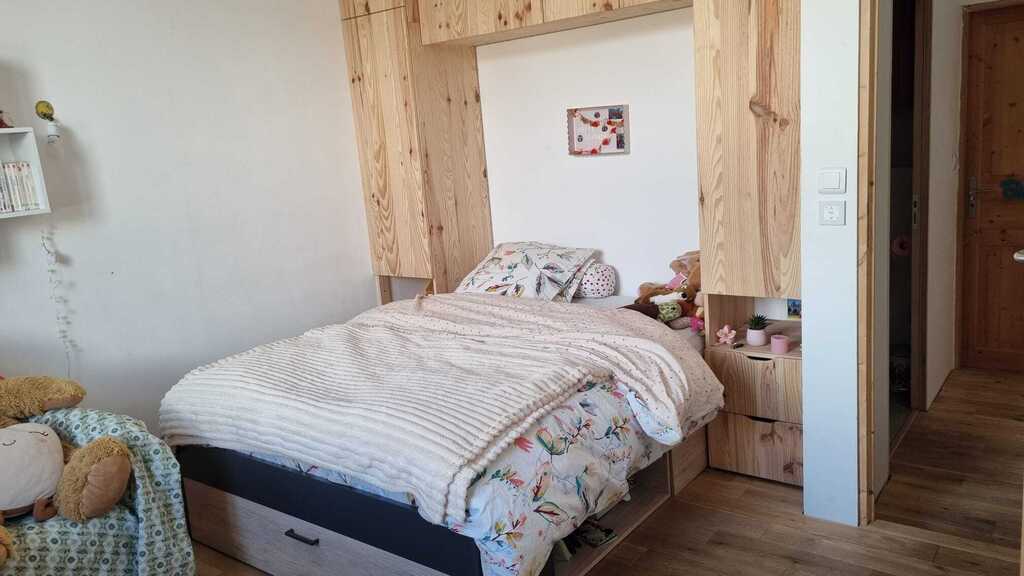 La chambre de notre fille à l'étage