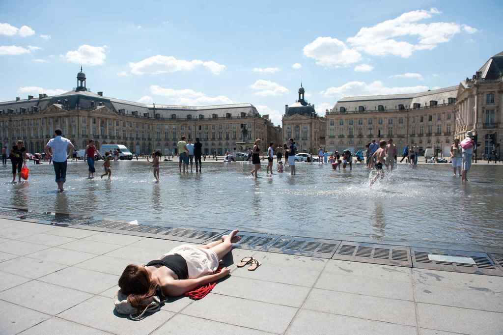 le miroir d'eau / der Wasserspiegel