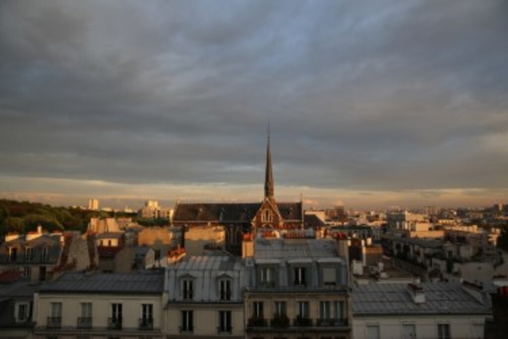 Vue sur les toits de Paris!