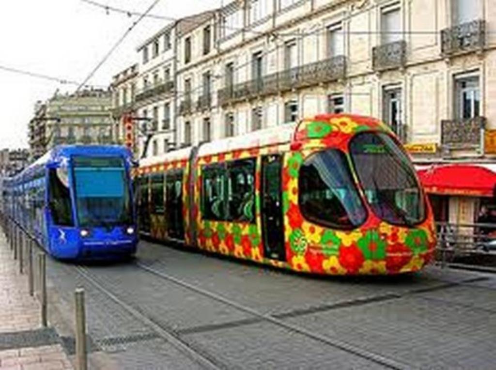 Les tramways de Montpellier station à 5 minutes à pied de la maison