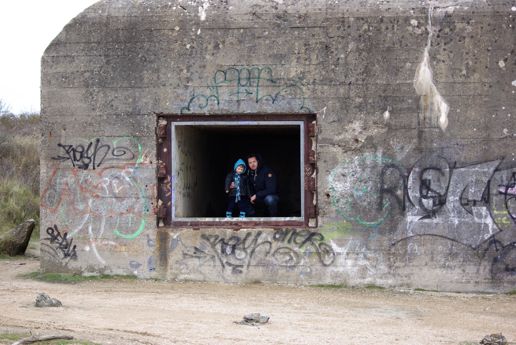 Many bunkers all over the coast.