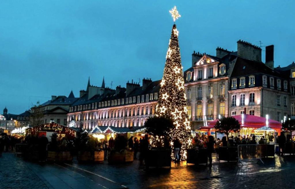 Christmas market in Caen