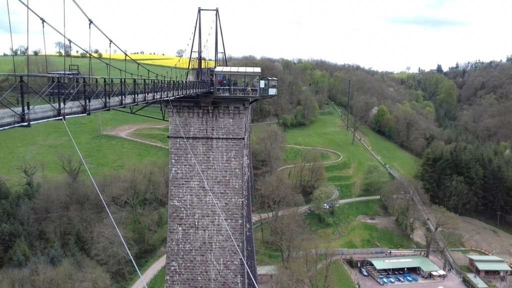 Souleuvre en Bocage offers the highest bungee jumping spot in France - fun just to see. The bridge was built by Eiffel.