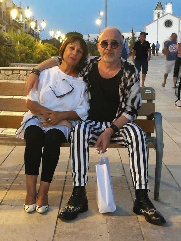 Kriss  et Michèle à Stiges en Espagne