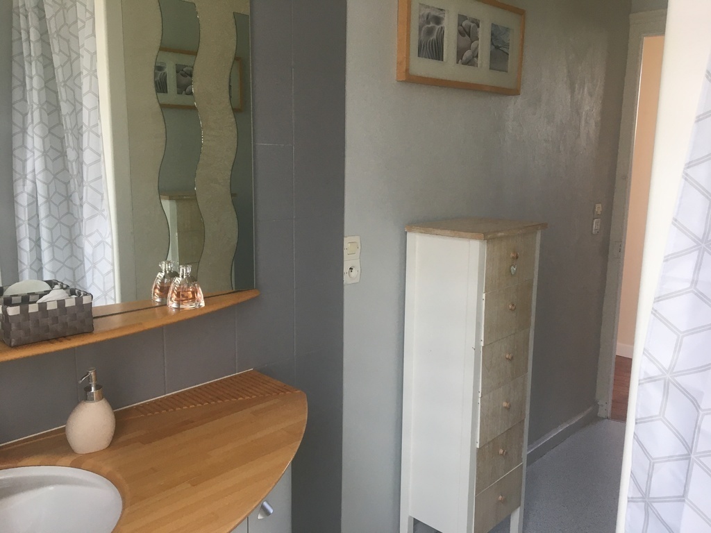 The parents’ bathroom with a shower 1st floor