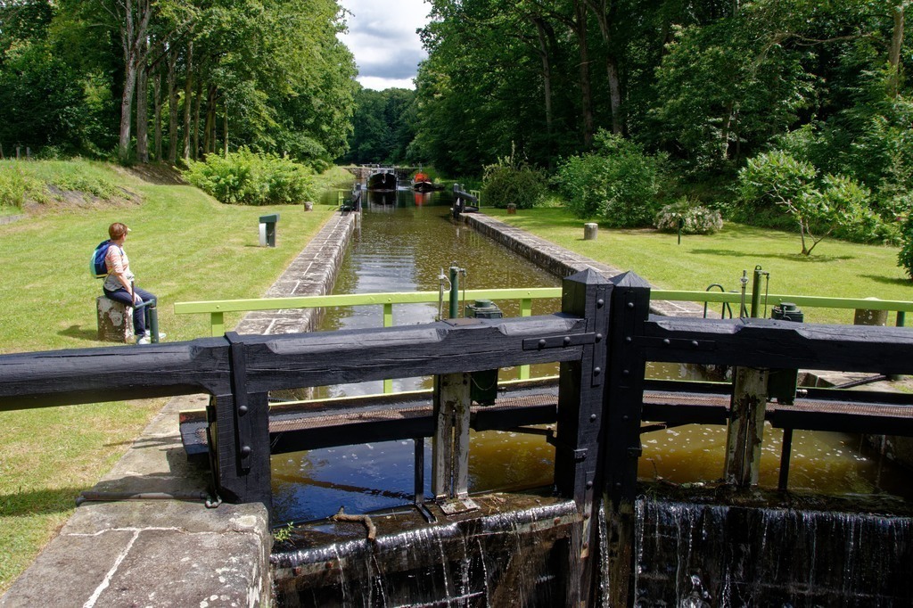 Une des 11 Ecluses à Hédé 