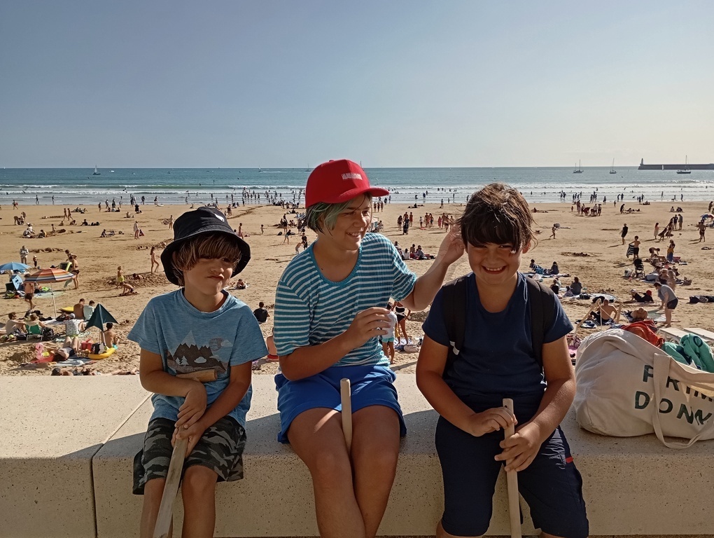 Nos trois enfants : Jeanne, Emilien et Gaspard / Our three kids : Jeanne, Emilien and Gaspard