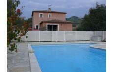 View of the house from the swimming pool