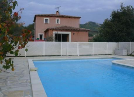 View of the house from the swimming pool