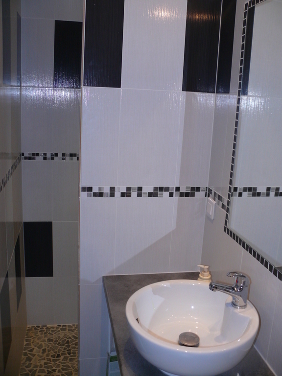 bathroom (shower + toilets) in bedroom 2