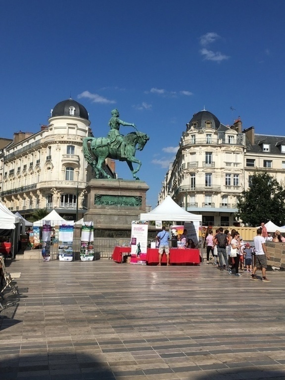 Orléans : la statue de Jeanne d'Arc