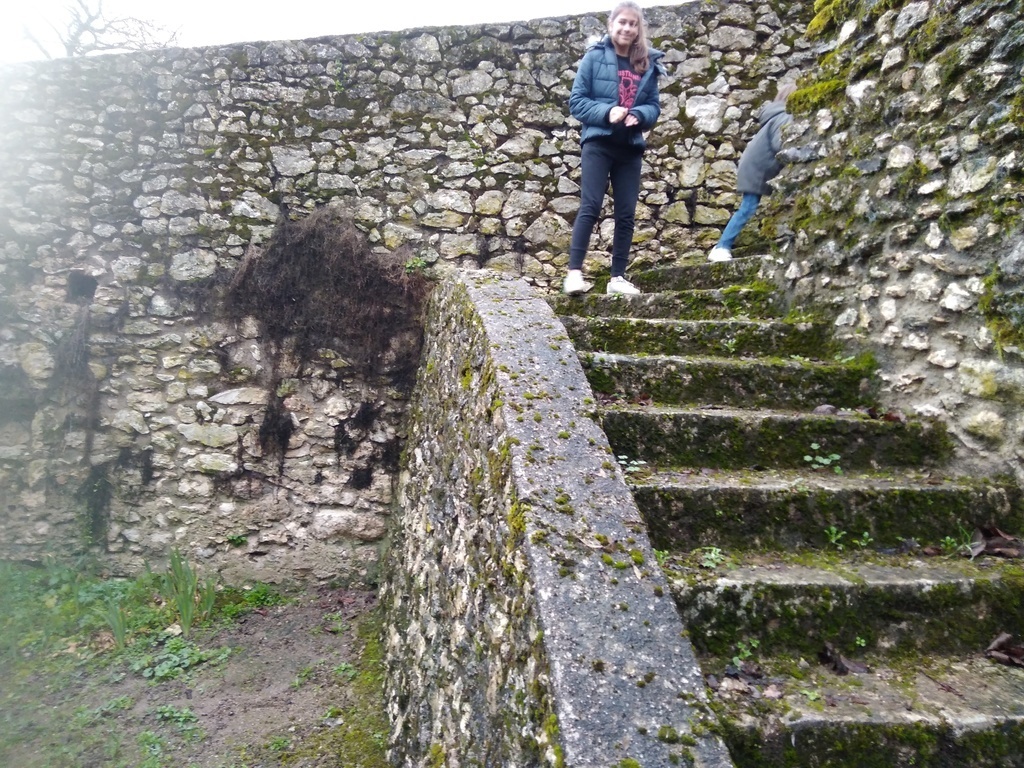 stairs to the stone washing place