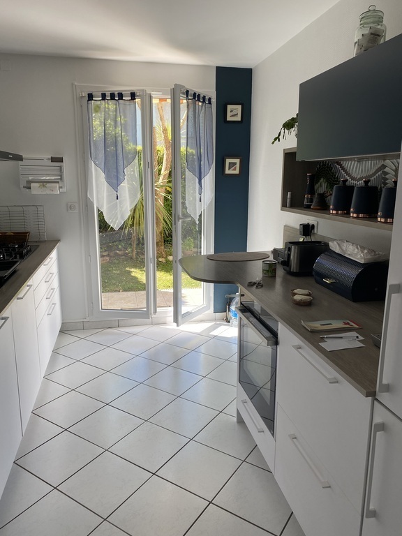 Cuisine ouvrant sur jardin
