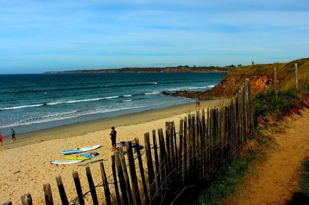 la plage des Blancs Sablons à 30 minutes de la maison