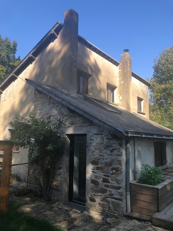 front facade of the house