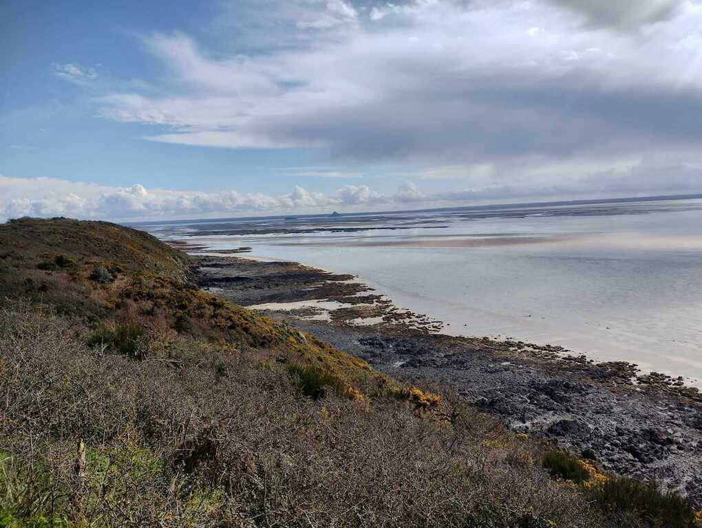 View from the hiking trail GR223 