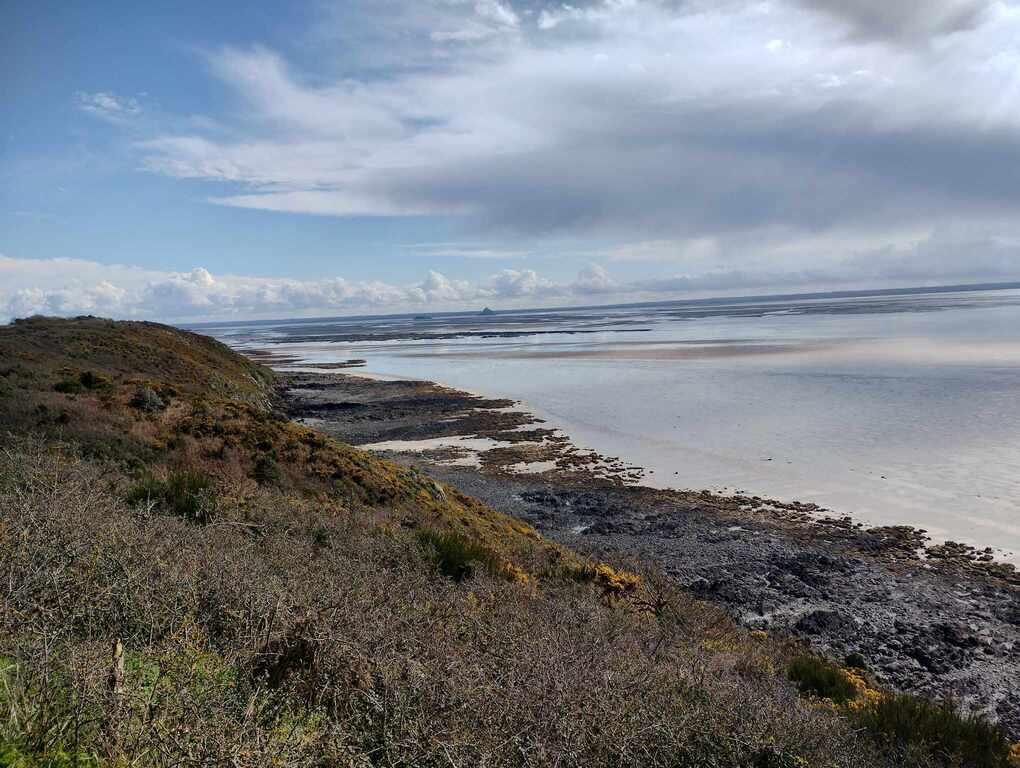 View from the hiking trail GR223 