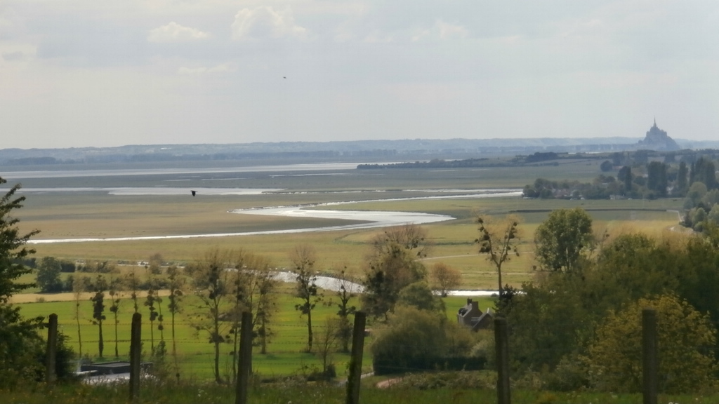 View on Mont Saint Michel bay from Avranches gardens (15min)