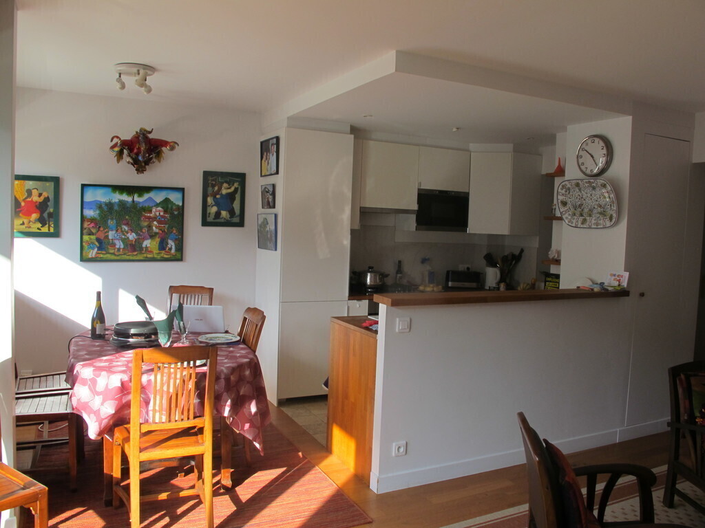 cuisine ouverte + coin repas