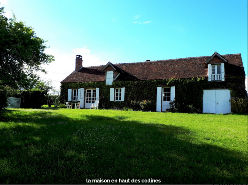 "It is a green house on the top of the hill" Song of Maxime Le Forestier