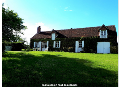 "It is a green house on the top of the hill" Song of Maxime Le Forestier