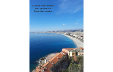 Vue de la Baie des Anges, prise depuis la colline du Château.