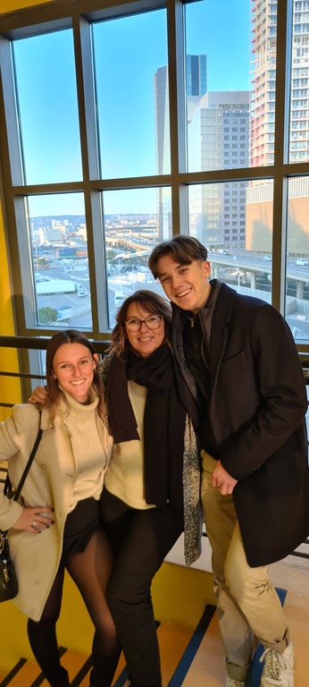 Patricia, Clara and Romain