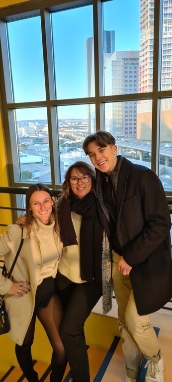 Patricia, Clara and Romain