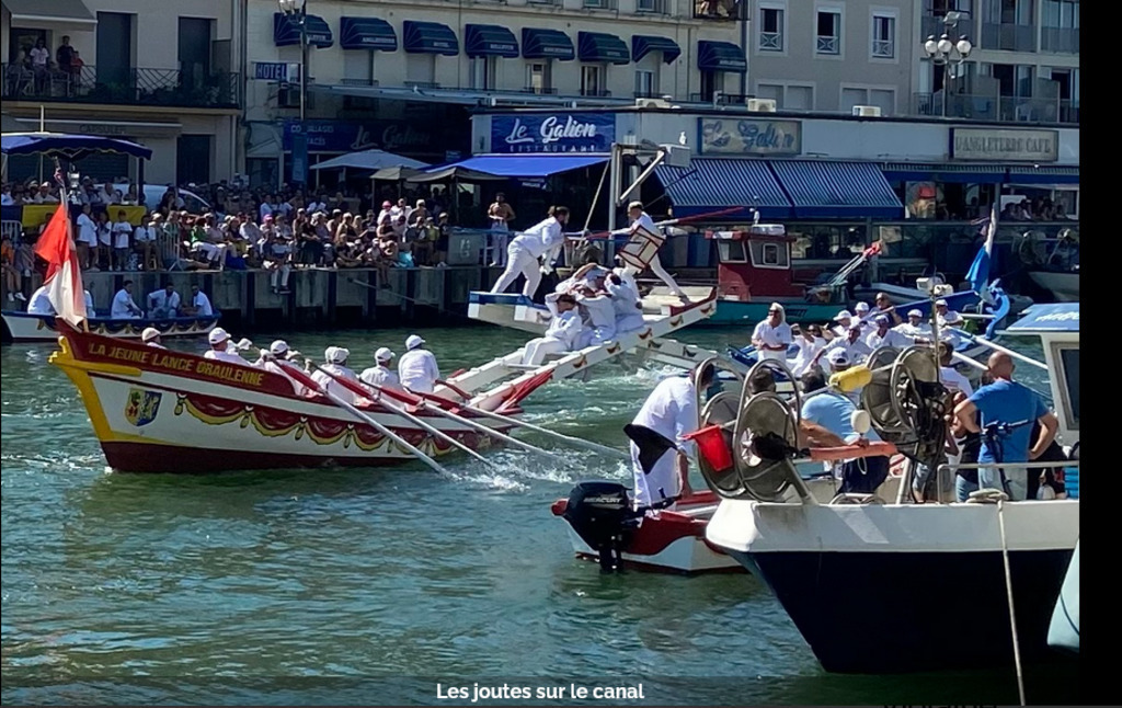 joutes (water jousting) au Grau du Roi