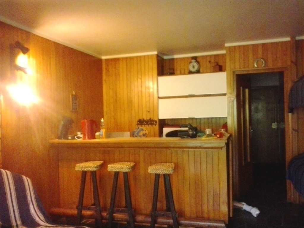 the kitchenette