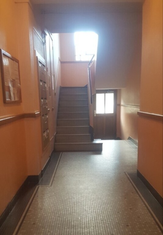 entrance in the building
