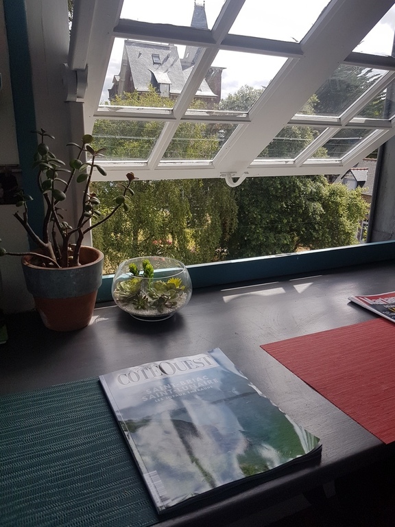 vue magnifique quand on déjeune