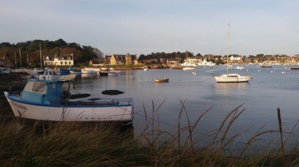 Ploumanach fisher men harbour