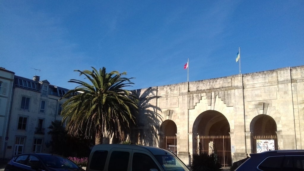 IMMEUBLE, PALMIER ET PORTE ROYALE/HOUSE, PALM-TREE AND PORTE ROYALE