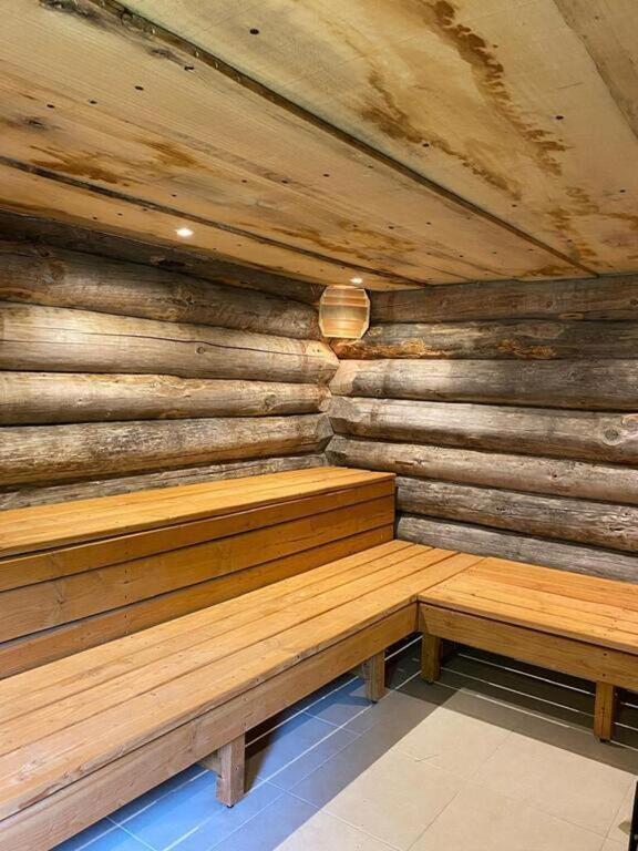 In the sauna