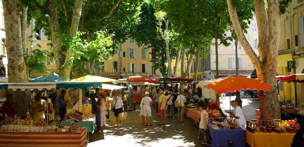 Local market in Aix-en-Provence