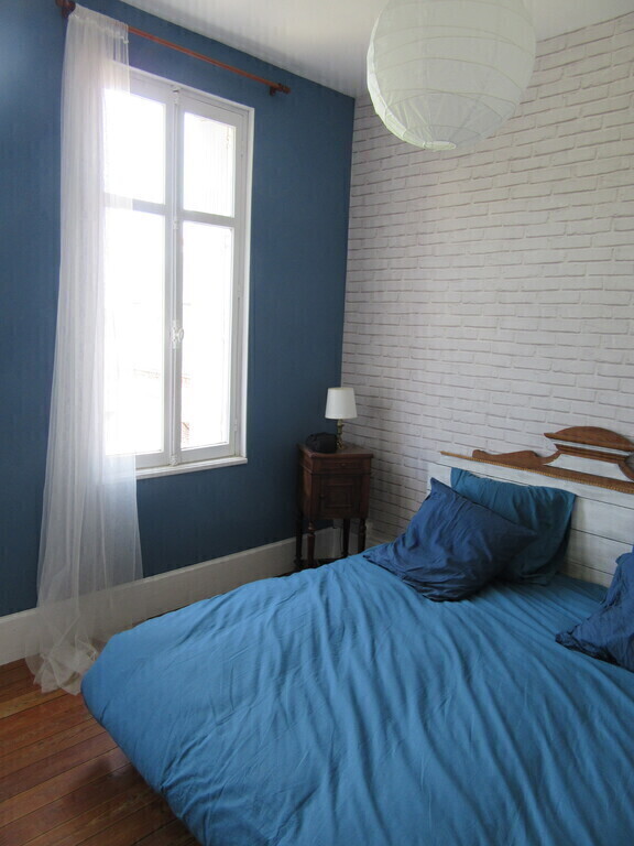 The first bedroom on first floor with bed king size