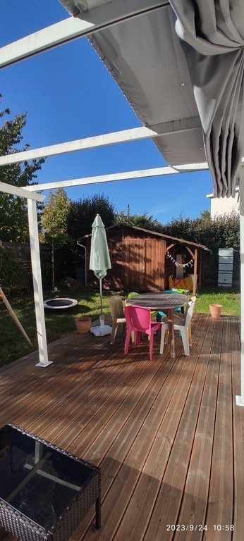 Terrasse arrière exposée sud