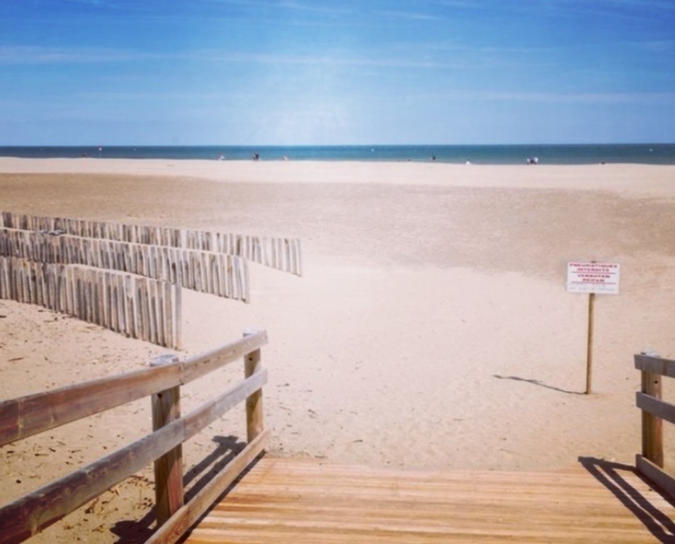 the seaside on the plage des Chalets, Gruissan (1h15 mn far from home)