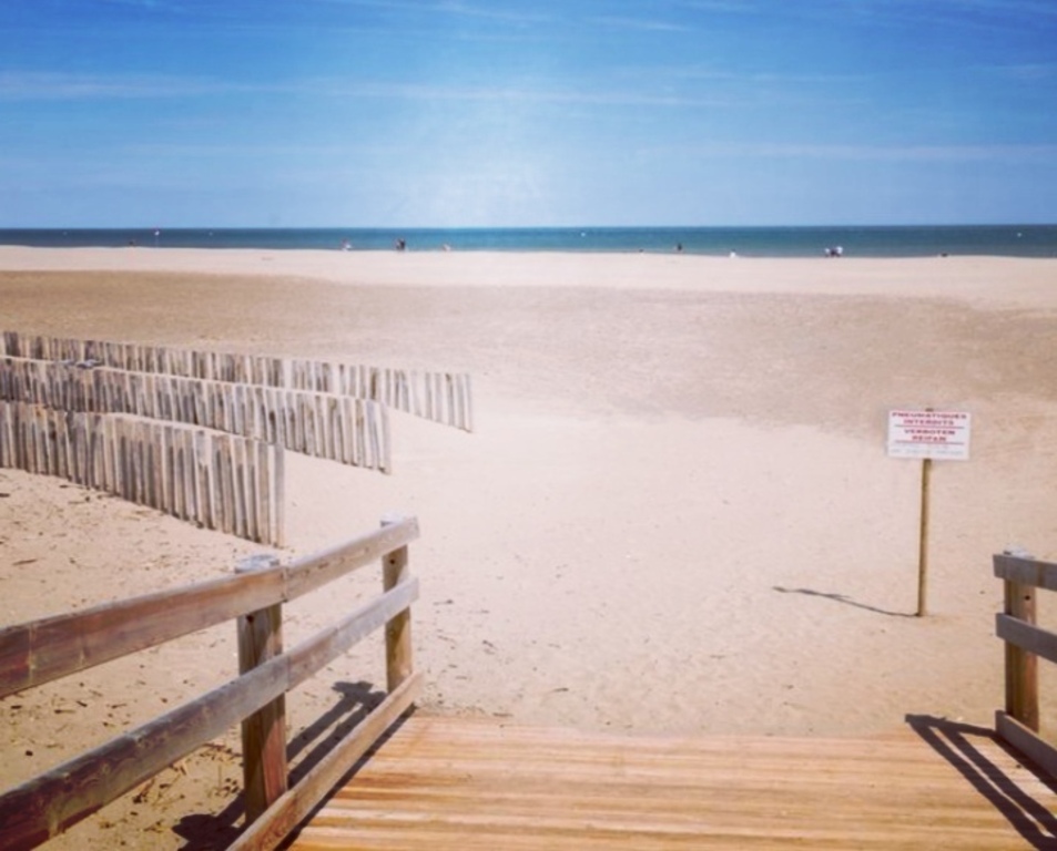 the seaside on the plage des Chalets, Gruissan (1h15 mn far from home)