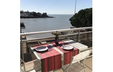 La plage vue du balcon