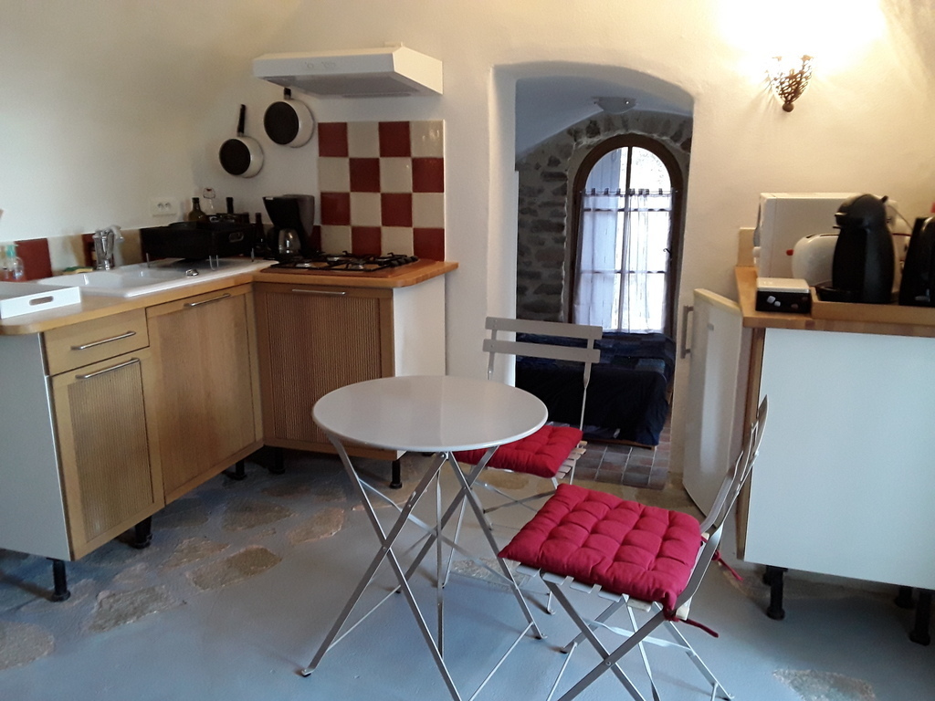 La kitchenette du rez de chaussée 