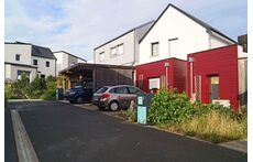 maison neuve dans un petit lotissement