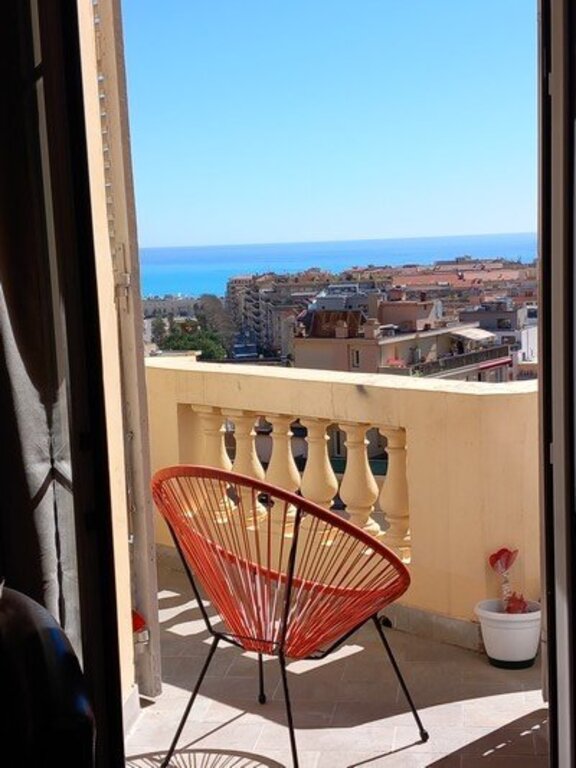 balcony and sea view