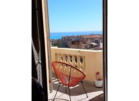 balcony and sea view